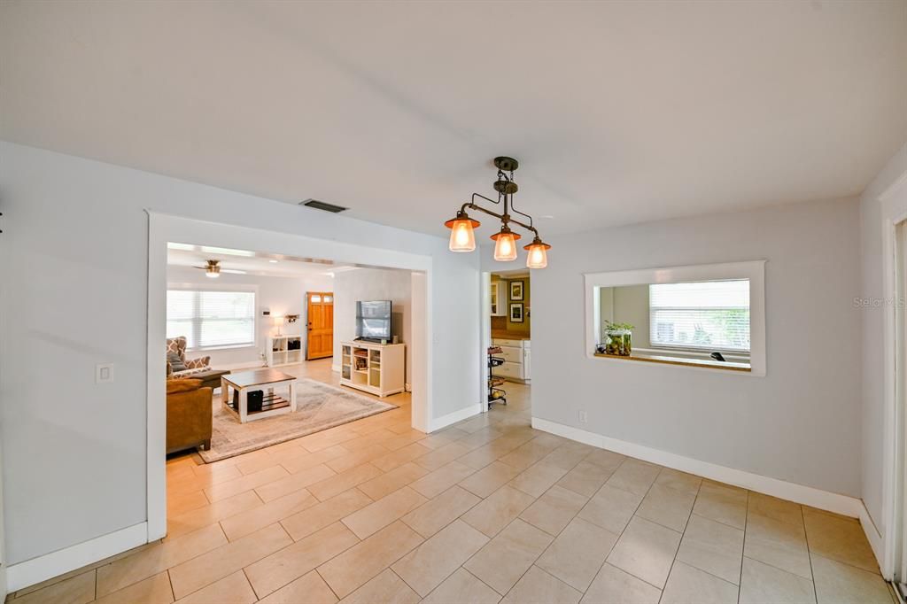 Dining Room Next to Living Room