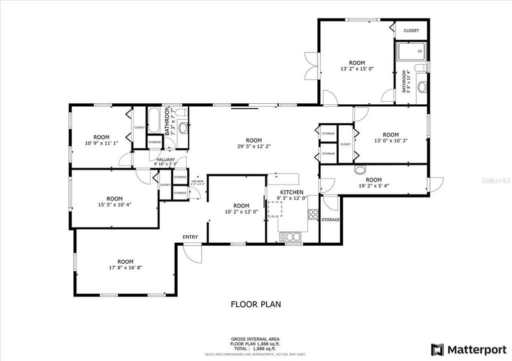 На продажу: $584,900 (4 спален, 2 ванн, 1975 Квадратных фут)