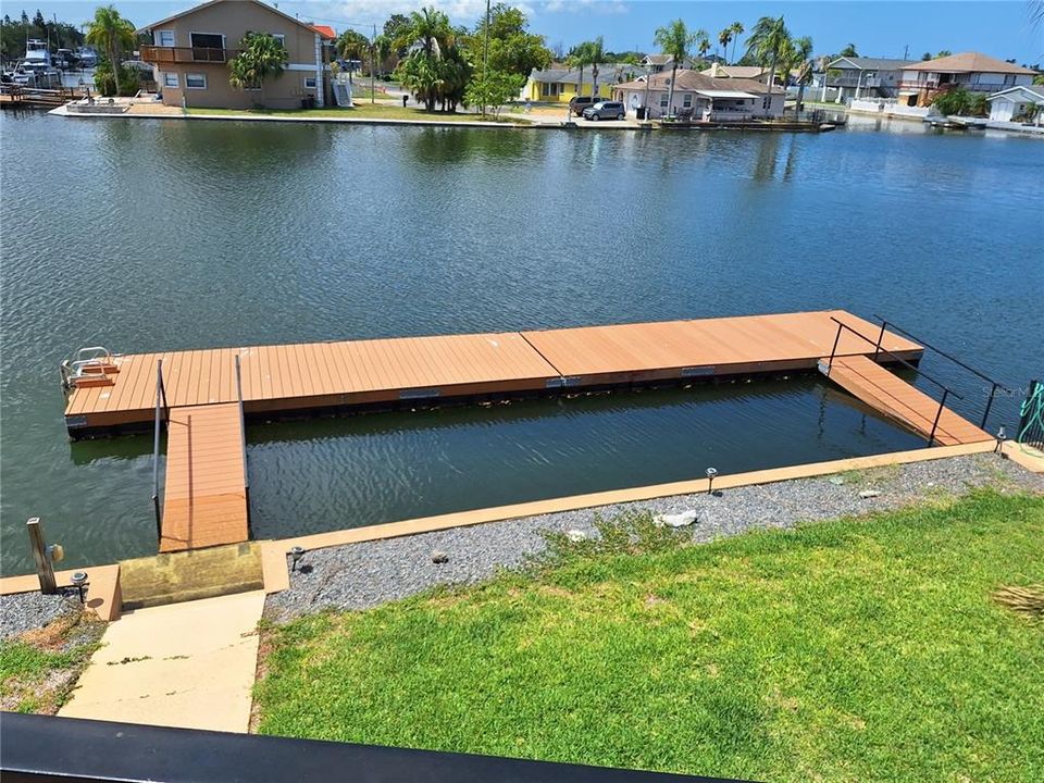 This 4th Dock is 50 Ft Floating Dock