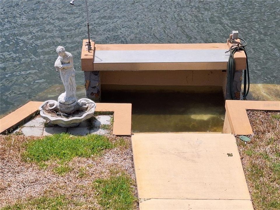 Fish Cleaning Station with Running Water.