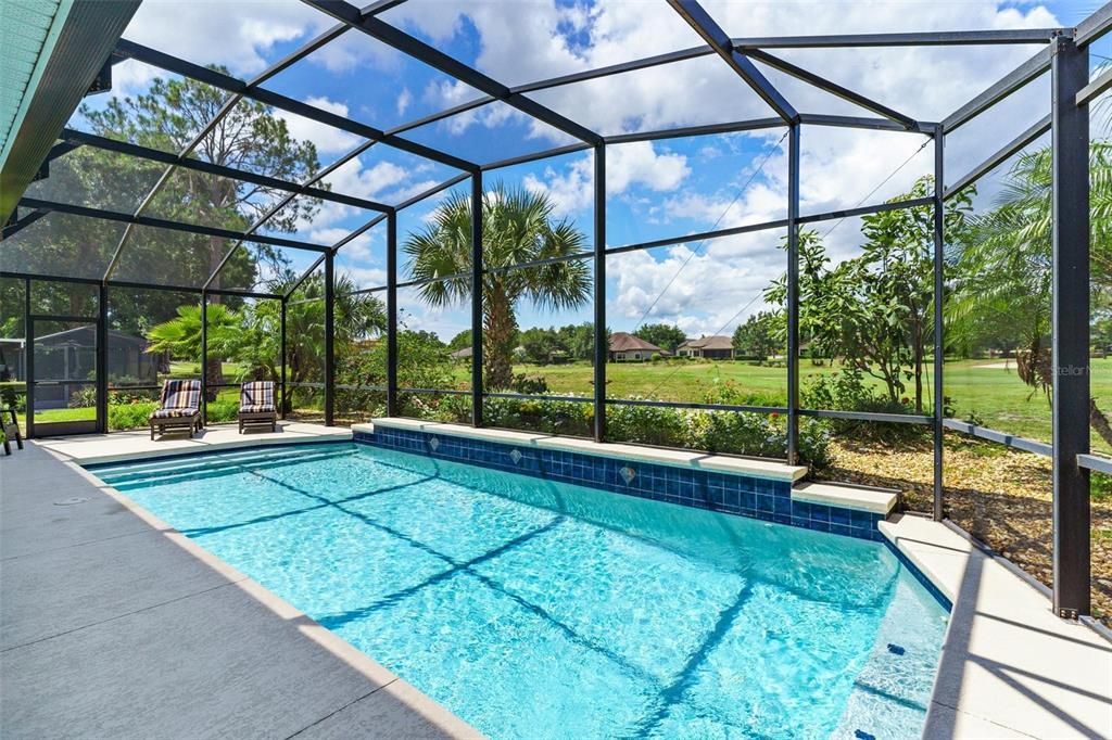 Screen Enclosed Pool Area