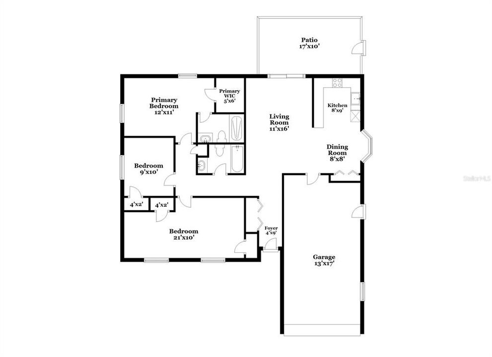 For Rent: $2,230 (3 beds, 2 baths, 1188 Square Feet)