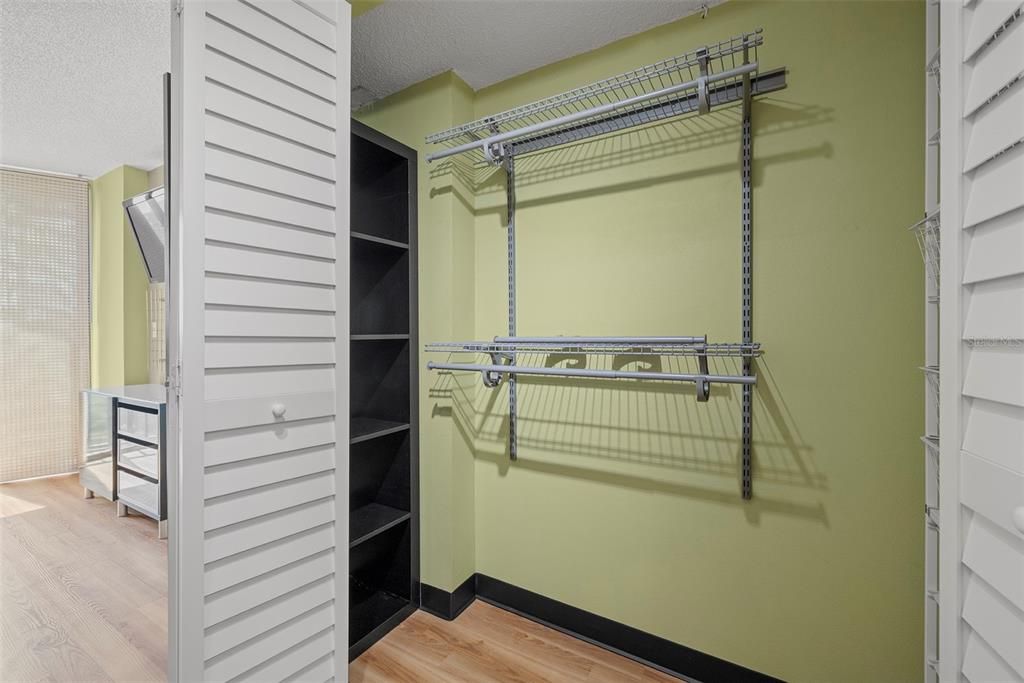 Master bedroom closet