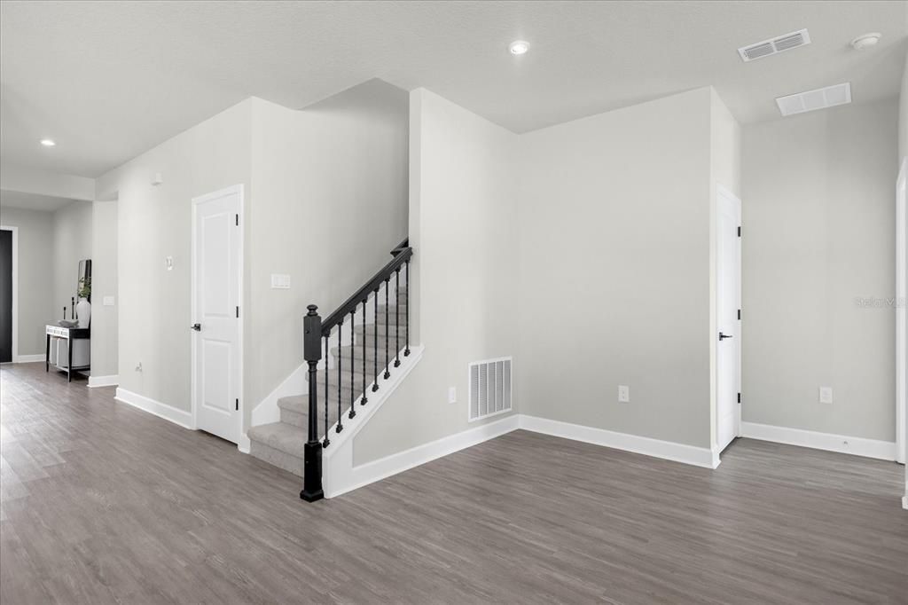 Stairs to 4th bedroom