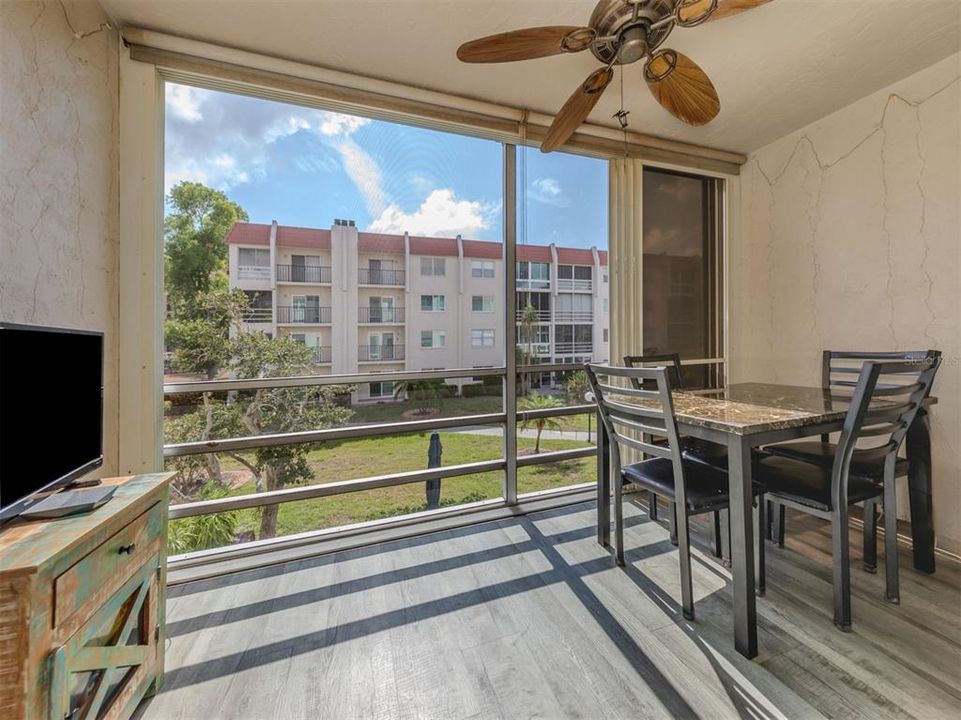 Lanai with Sliding Windows