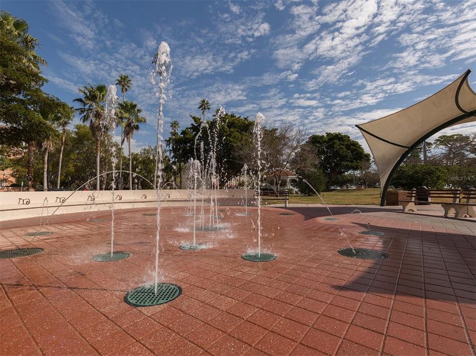 Splash Park at Centennial Park on West Venice Ave.