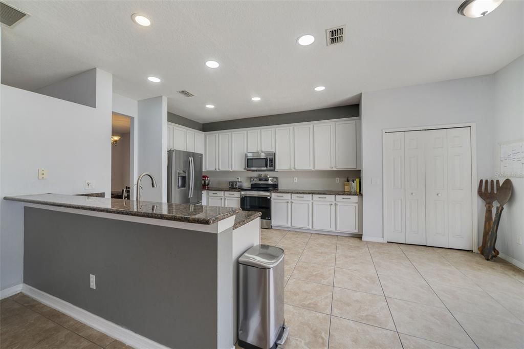 Kitchen with eating space