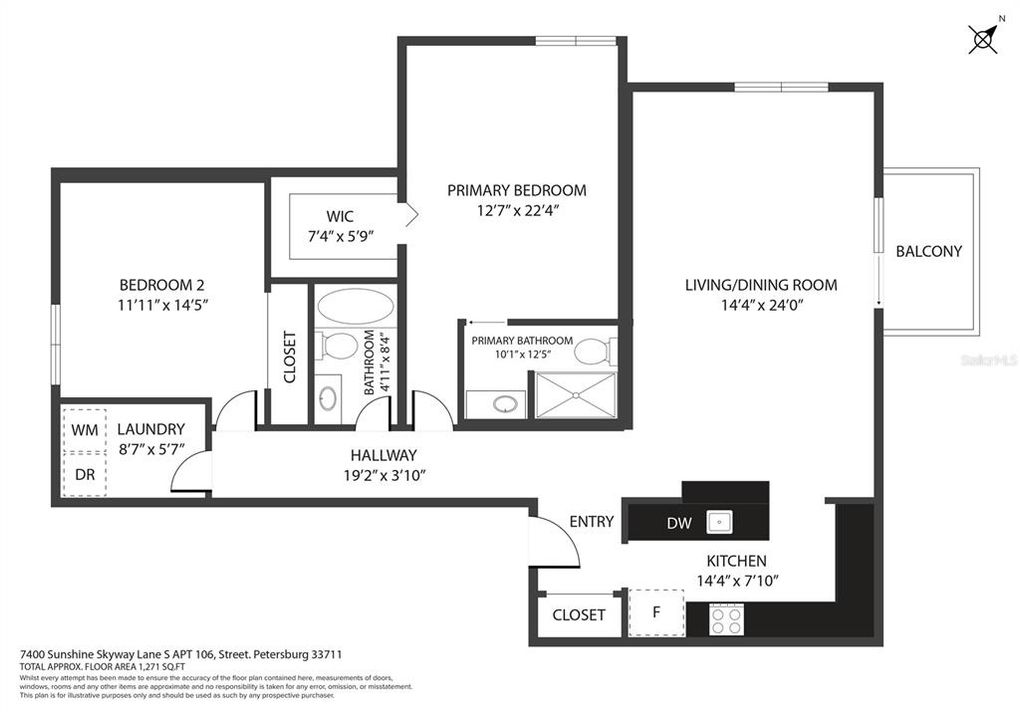 For Sale: $374,900 (2 beds, 2 baths, 1235 Square Feet)