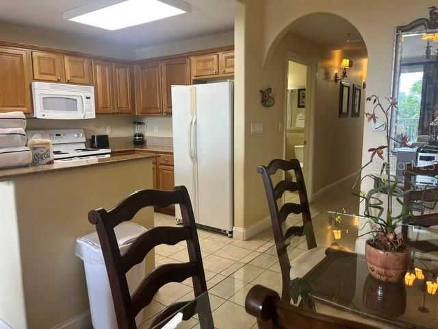 Dining Table off kitchen