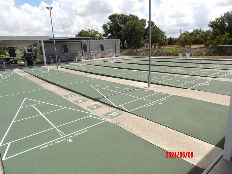 Shuffleboard and don't forget there are Tennis Courts as well