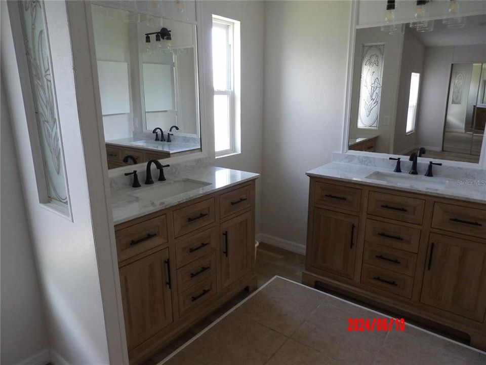 Remodeled Primary BathroomBeautiful Double Vanities