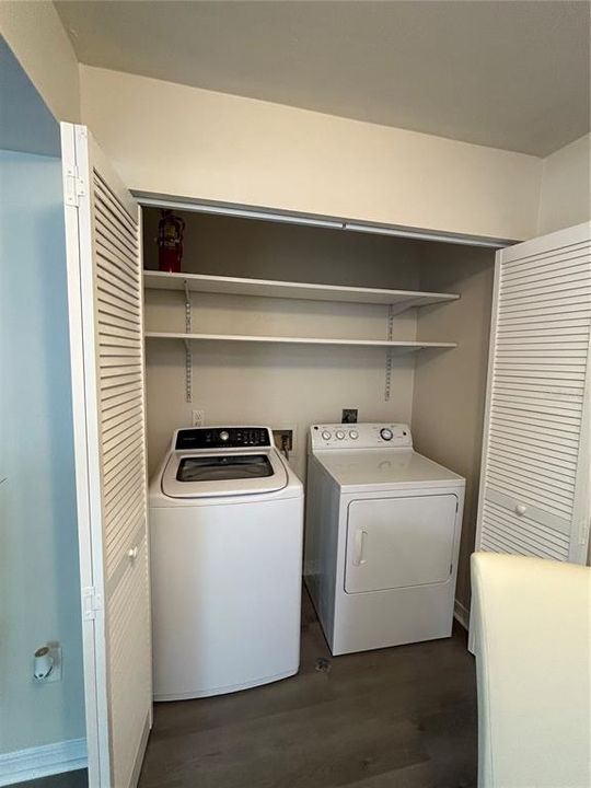 Laundry closet