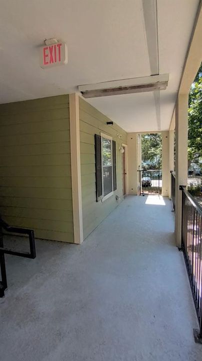 Condo walkway