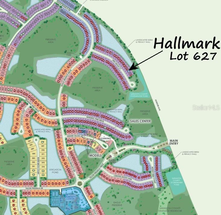 Site map - Lot 627