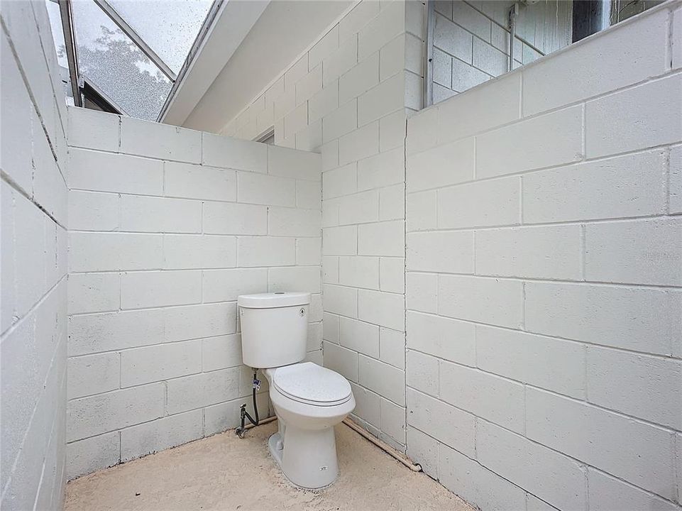 outdoor pool toilet