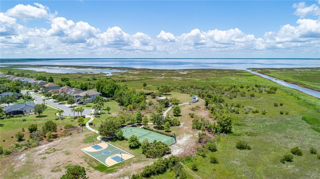 Aerial view of Community and amenities