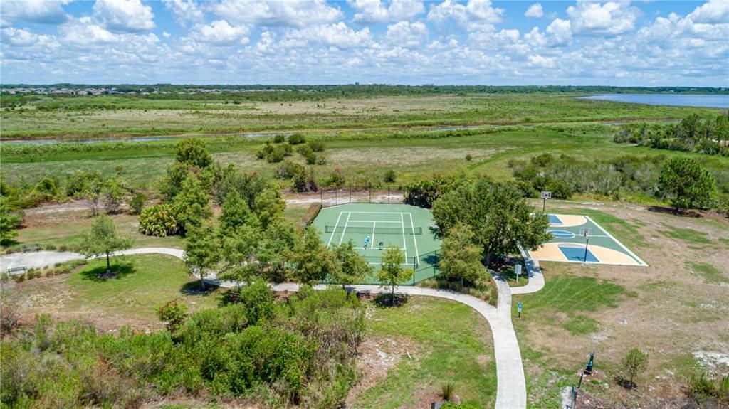 Aerial view of Community and amenities