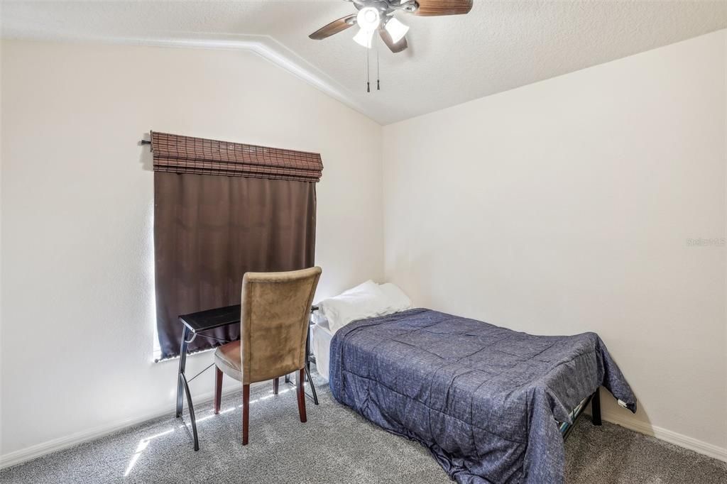 2nd bedroom - vaulted ceilings as well