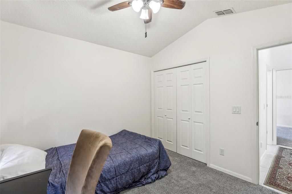 2nd bedroom - vaulted ceilings as well