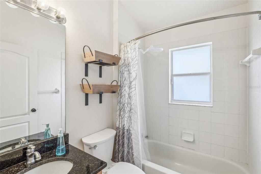 2nd Bathroom - granite countertops