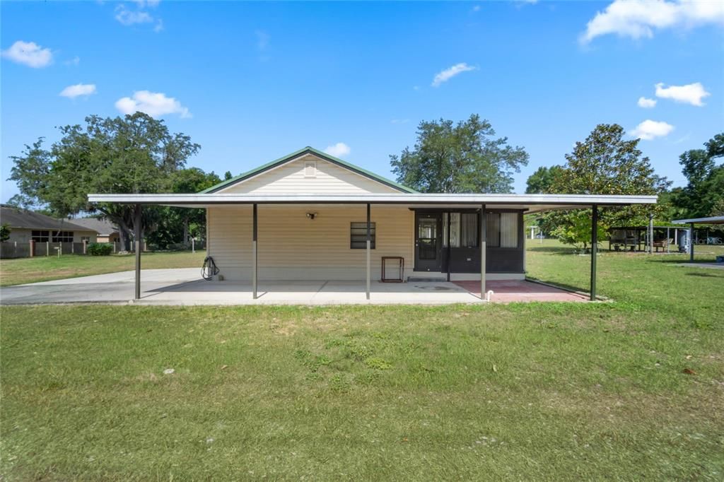 Right Side View/Carport