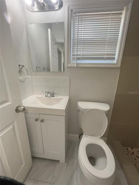 Unit D bathroom