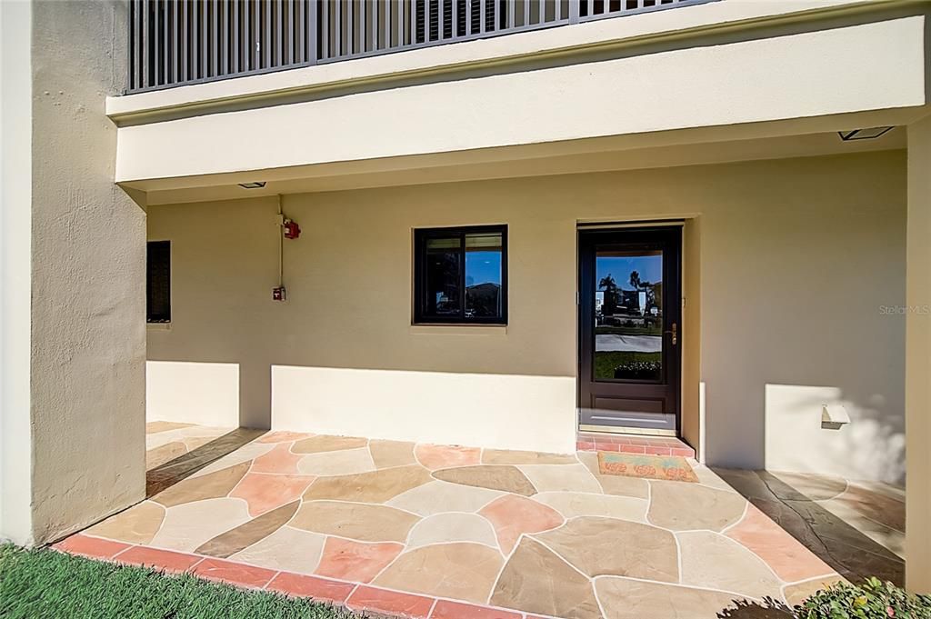 Entry door to condo