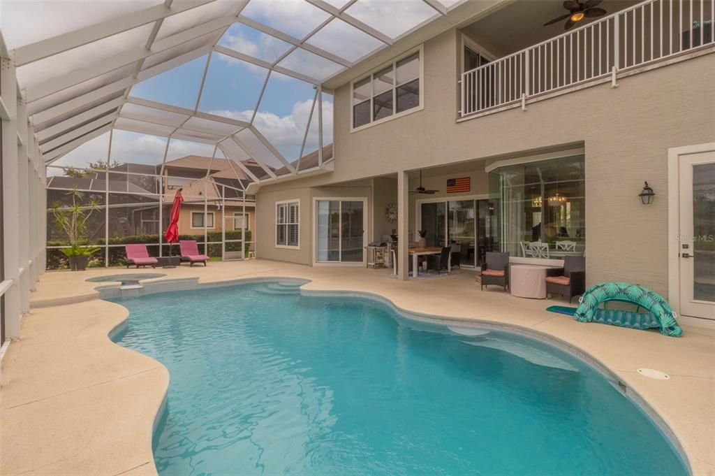 Pool Deck and Covered Patio