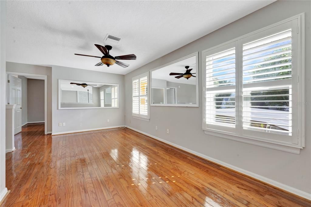 Upstairs loft area