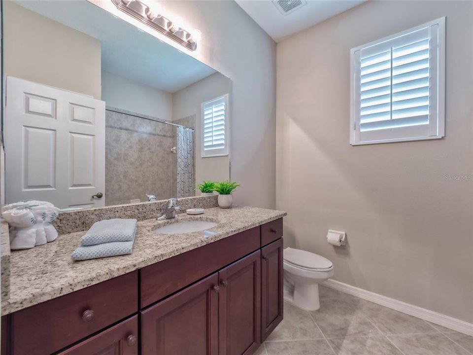 2nd Bathroom adjacent to 2nd Bedroom