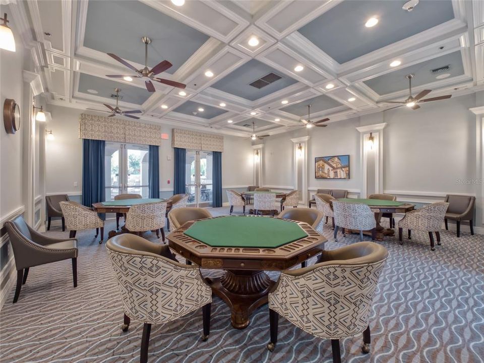 Card Playing Room in the Clubhouse