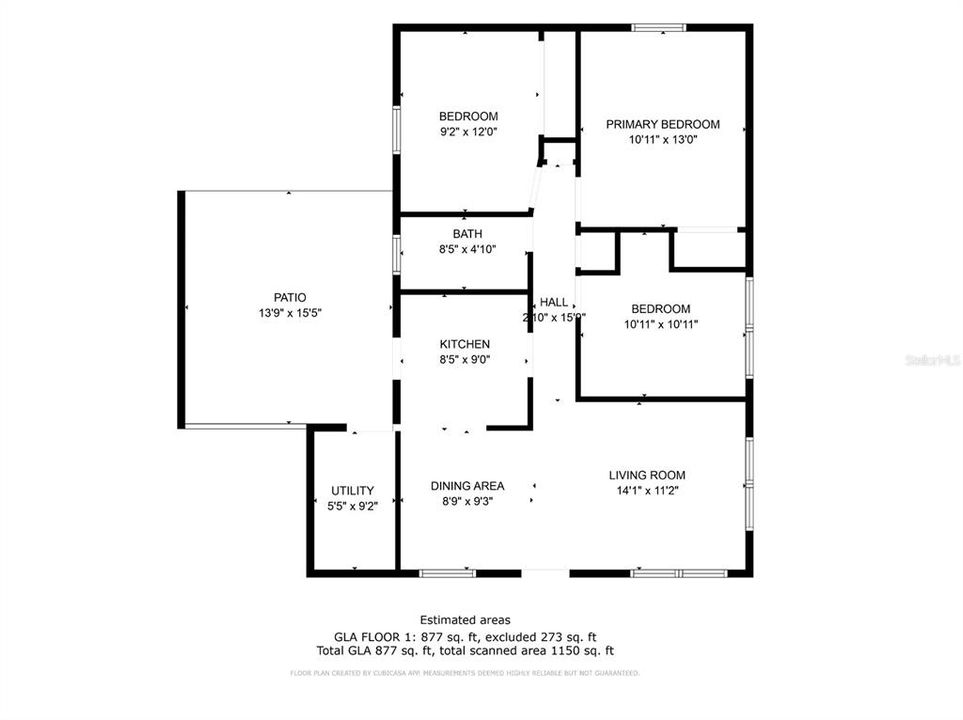 For Sale: $320,000 (3 beds, 1 baths, 864 Square Feet)