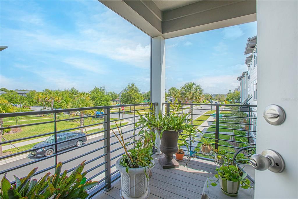 Balcony 2nd floor.