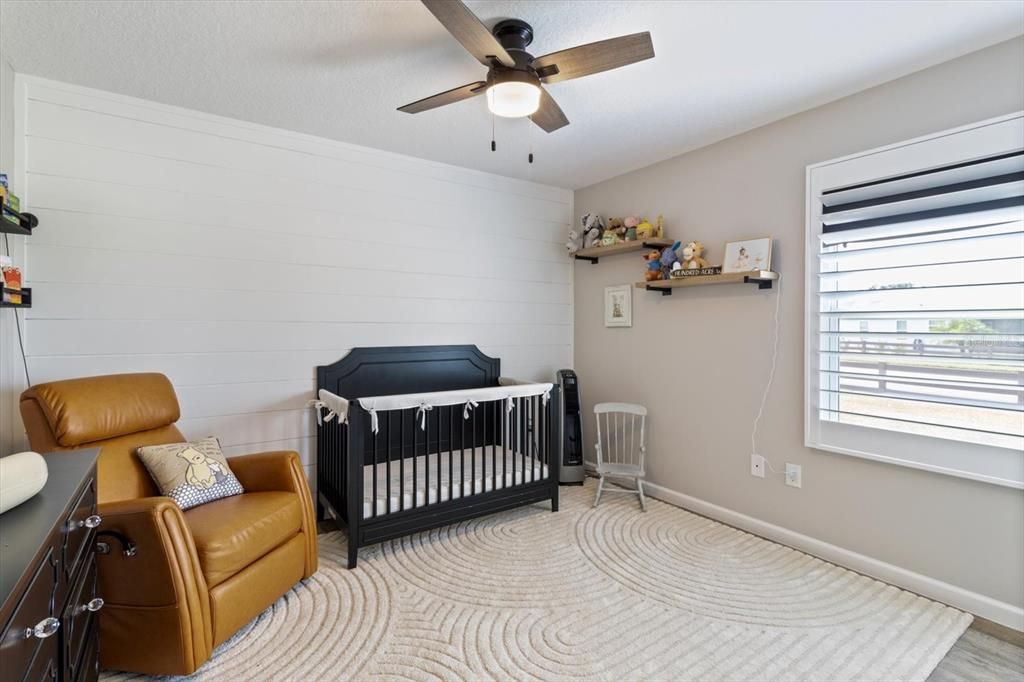 Bedroom 4 w/ Shiplap Accent Wall