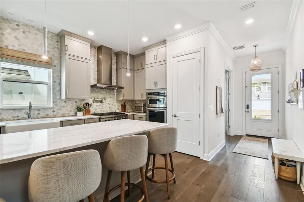 Engineered Hardwood Throughout the Main Living Space