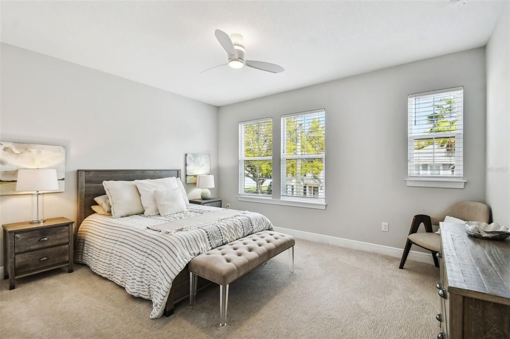 All Secondary Bedrooms with Walk-In Closets, Ceiling Fans and Overhead Lighting