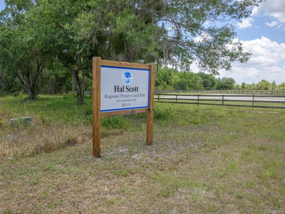 Hal Scott Preserve and Park within the community