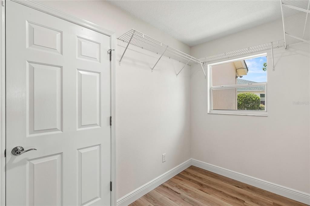 Desk Area inside Laundry Room