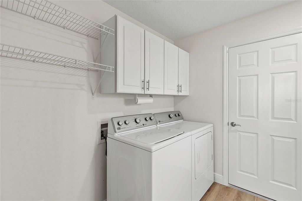 Laundry Room has room for Refrigerator