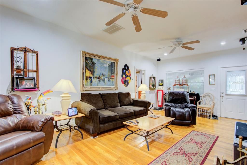 living room viewed from kitchen