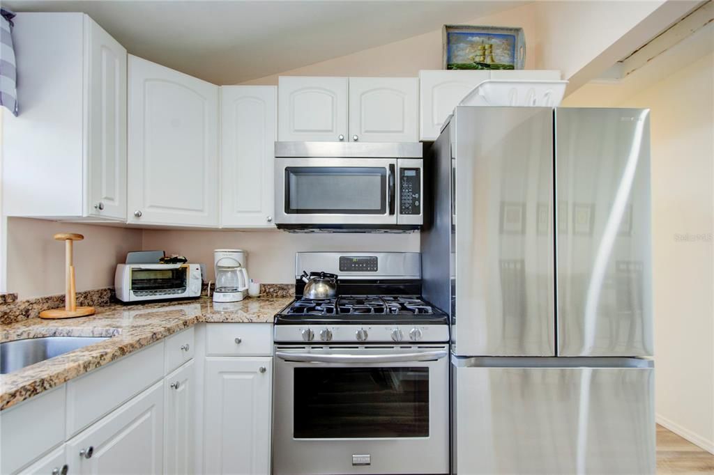 laundry area in hall bath