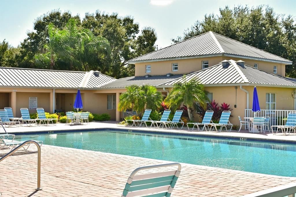 Pinebrook clubhouse pool area.