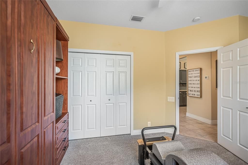 Second bedroom with murphy bed