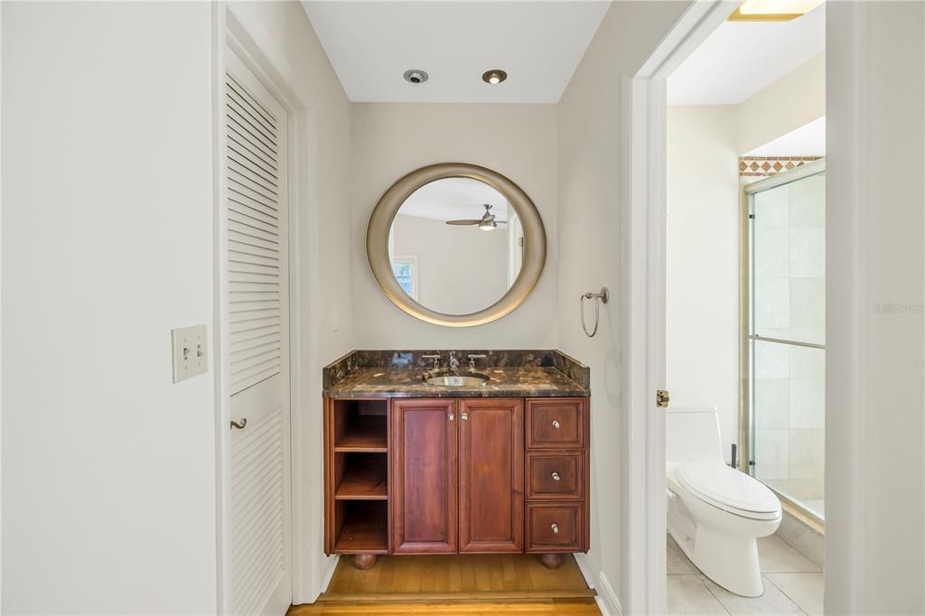 Bathroom in the first floor bedroom