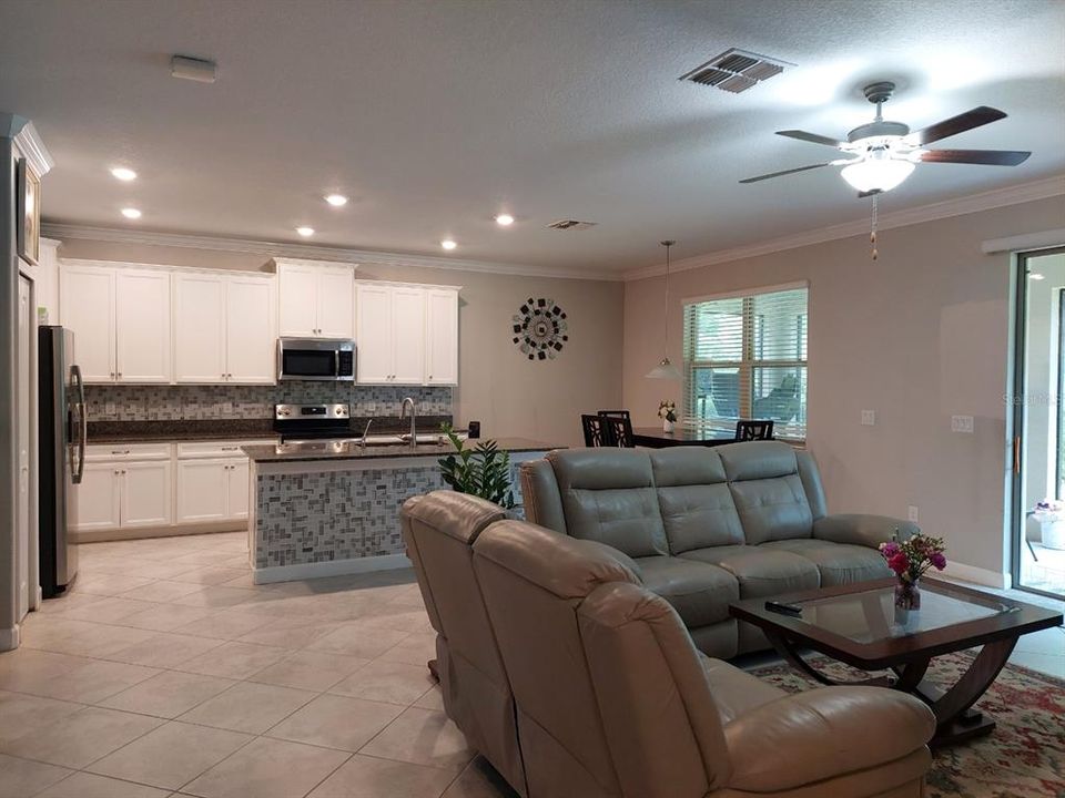 Family Room & kitchen