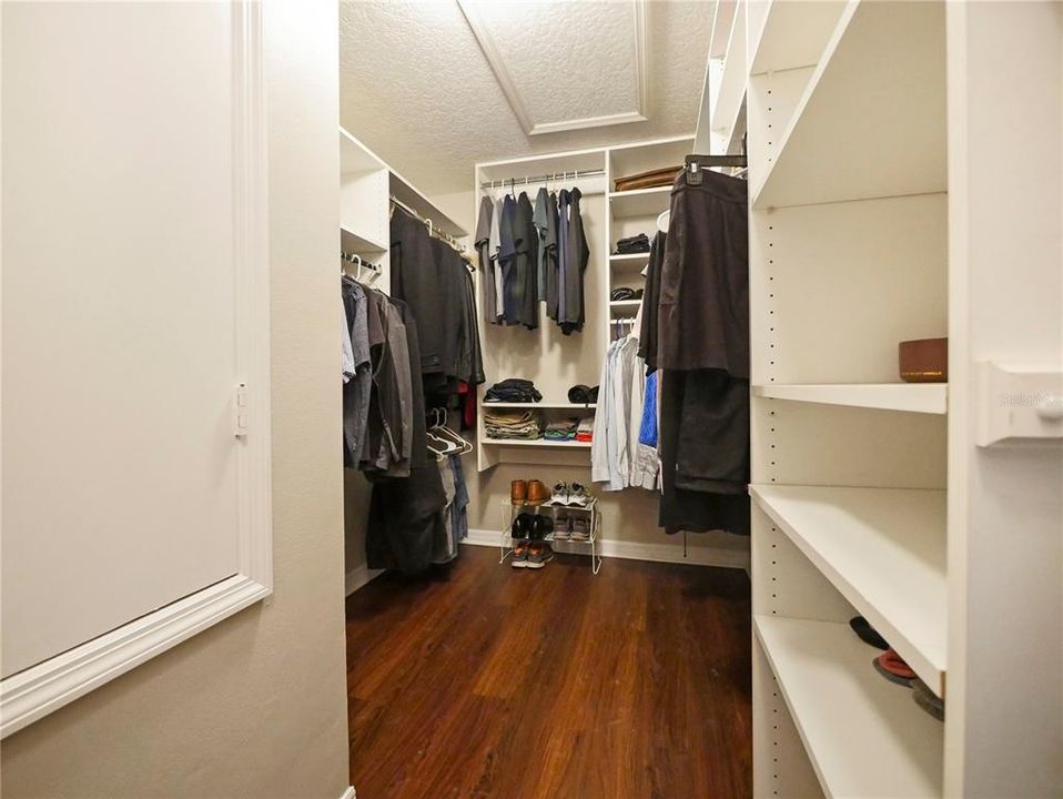 Custom built closets