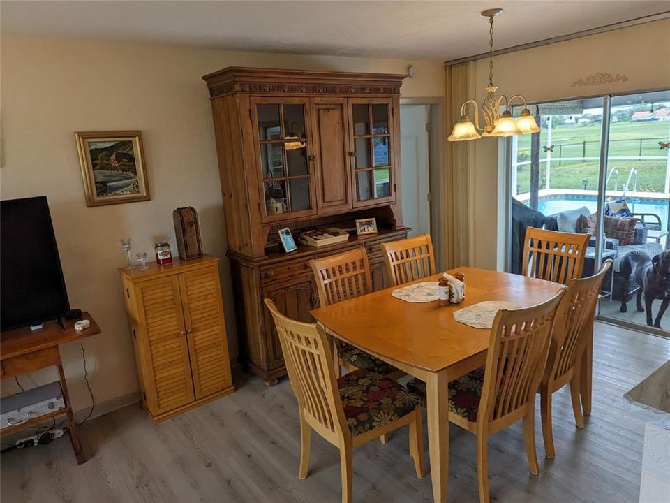 area off foyer -perfect baking prep station