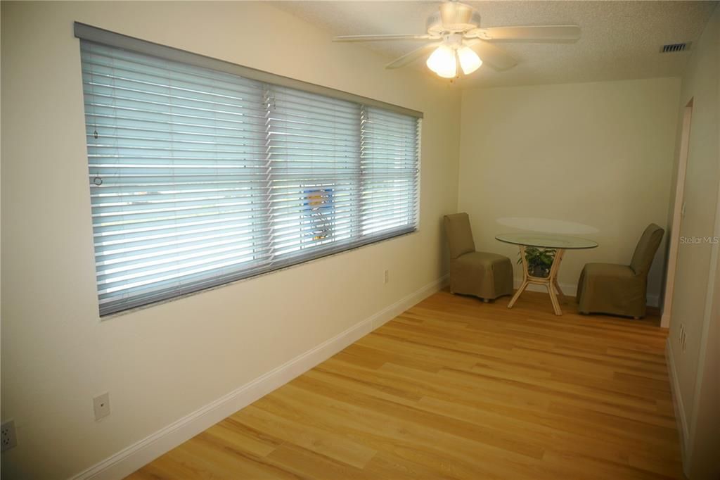 The large Florida Room (8 x 21) has room for an office setup AND leisure activities and ...
