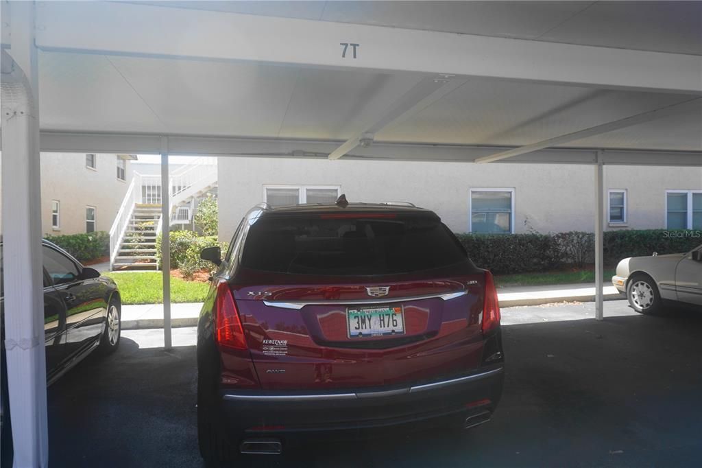Your easily accessible private carport