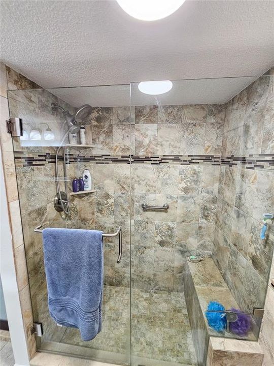 Shower In Primary Bath.